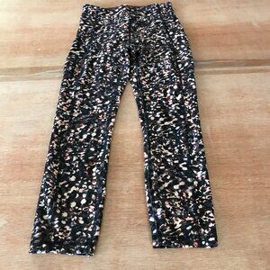 Lululemon Wunder Leggings Women 4 Brown Leopard Print Media Pocket Athleisure